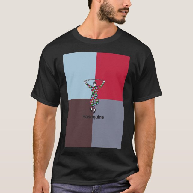 Harlequins rugby Premium Scoop T-Shirt (Devant)