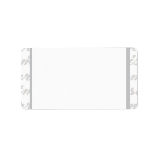 Harlock - Joyeux Noël En Gris - Étiquette de adres (Devant)