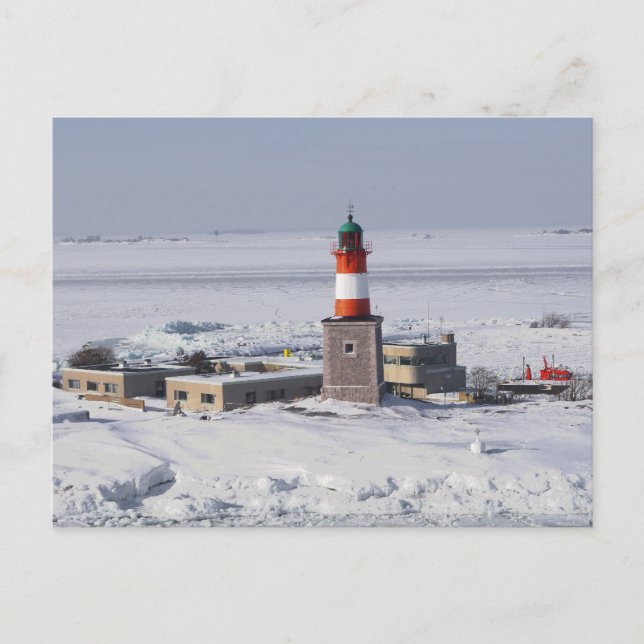 Harmaja Lighthouse Helsinki Finlande Carte postale (Devant)