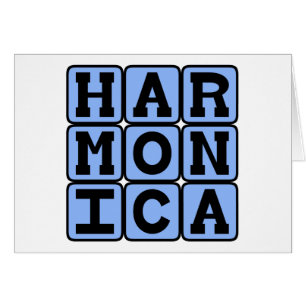 Harmonica, Instrument de musique