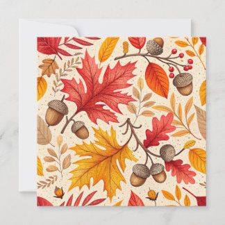 Harmonie d'automne : Un Motif d'automne coloré