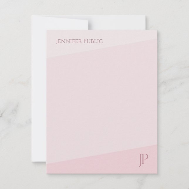 Harmonie de couleur Monogramme Simple Modèle moder (Devant)