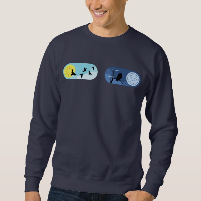 Harmonie de nuit Hommes de base Marine Sweatshirt  (Devant)