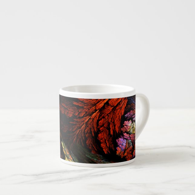 Harmonie des couleurs Art Abstrait Espresso Mug (Devant droit)