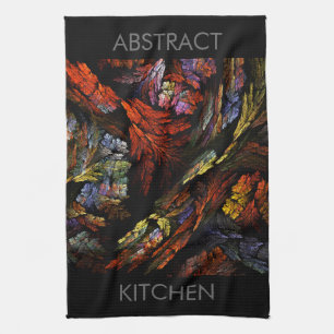 Harmonie des couleurs Art Abstrait Serviette de cu