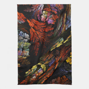 Harmonie des couleurs Art Abstrait Serviette de cu
