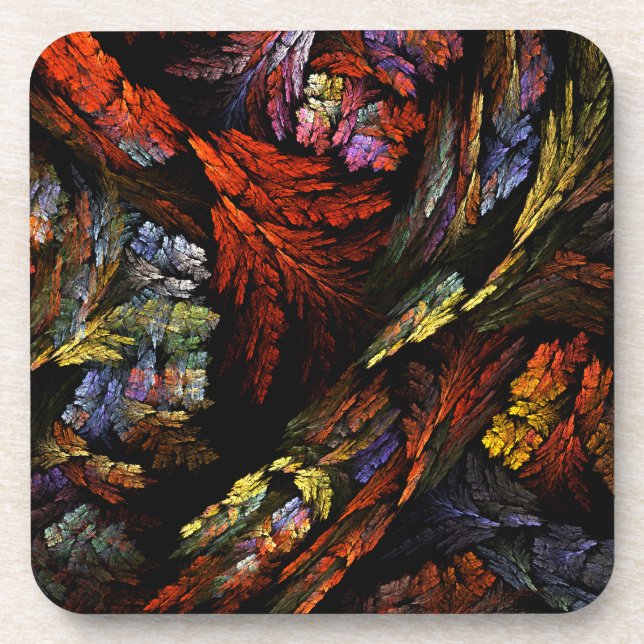 Harmonie des couleurs Dessous de verre de liège d' (Devant)