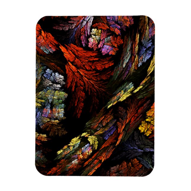 Harmonie des couleurs Magnet Art Abstrait Premium (Vertical)