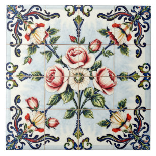 harmonie en carreau de roses