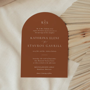 HARMONIE Faire-part de mariage en terre cuite