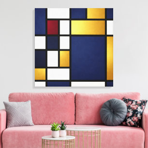Harmonie Géométrique – Impression sur toile de lux
