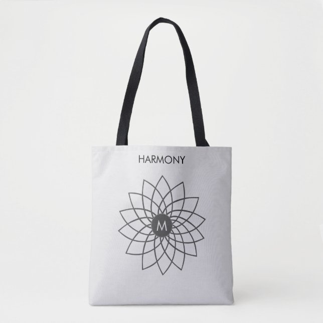 Harmonie Mandala sur sac fourre-tout de couleur ar (Devant)