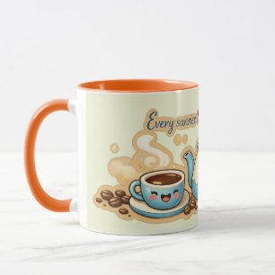 Harmonie matinale bleue   Tasse d'inspiration au l