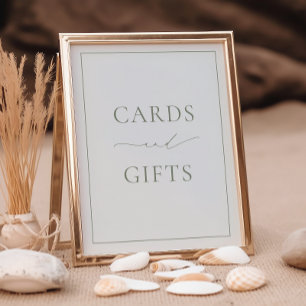 HARMONIE Sage Green Cartes et cadeaux Poster