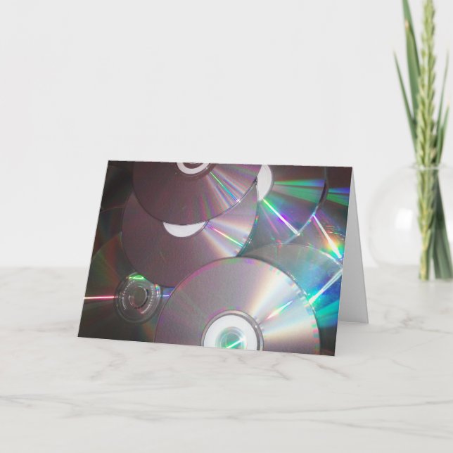 "Harmonies fumées au chêne" Carte d'anniversaire (Devant)