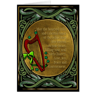 Harpe celtique, Vins verts entrelacés, Bénédiction