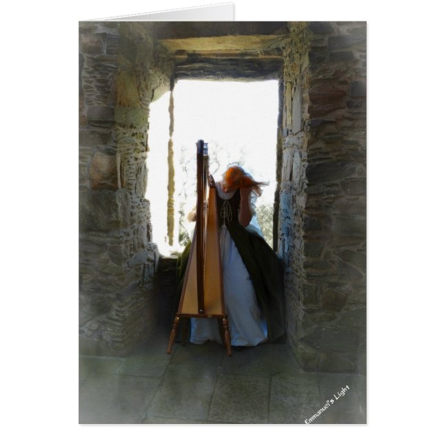 Harpe de la carte vierge passée (Devant)