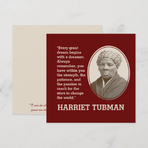 HARRIET TUBMAN   Chaque grand rêve   Motivation