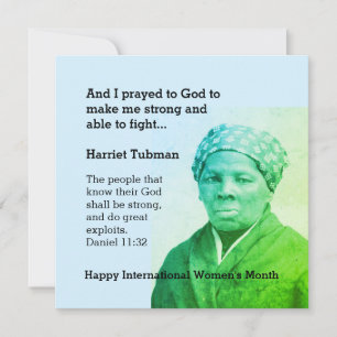 HARRIET TUBMAN Écriture personnalisée Citation mot