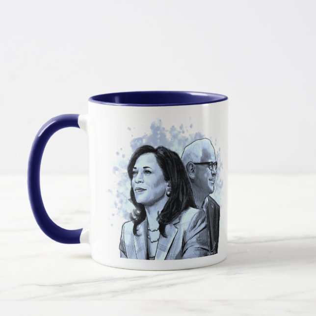 Harris Walz 2024 mug (Gauche)