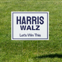 Harris Walz Gagnons ce panneau de triage blanc