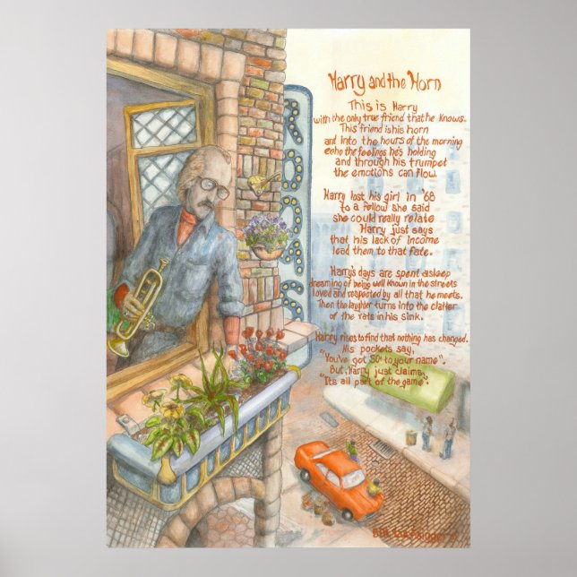 Harry And The Horn - Poster (Devant)