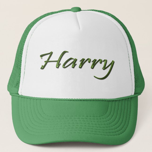 HARRY Nom Brandé Casquette cadeau personnalisé (Devant)