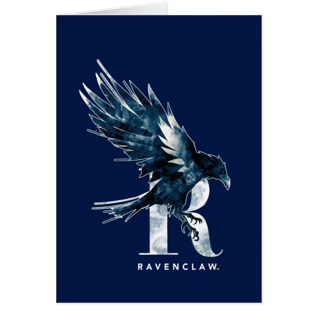 Harry Potter | Aquarelle RAVENCLAW™ Raven (Devant)