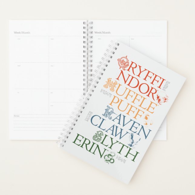 HARRY POTTER™ | Délicat Sketch HOGWARTS™ Maisons (Devant avec enveloppe)