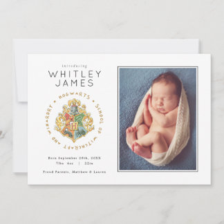 Harry Potter | FAIRE-PART DE NAISSANCE CIMIER DE P