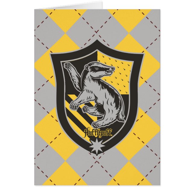 Harry Potter | Hufflepuff House Pride Crest (Devant)
