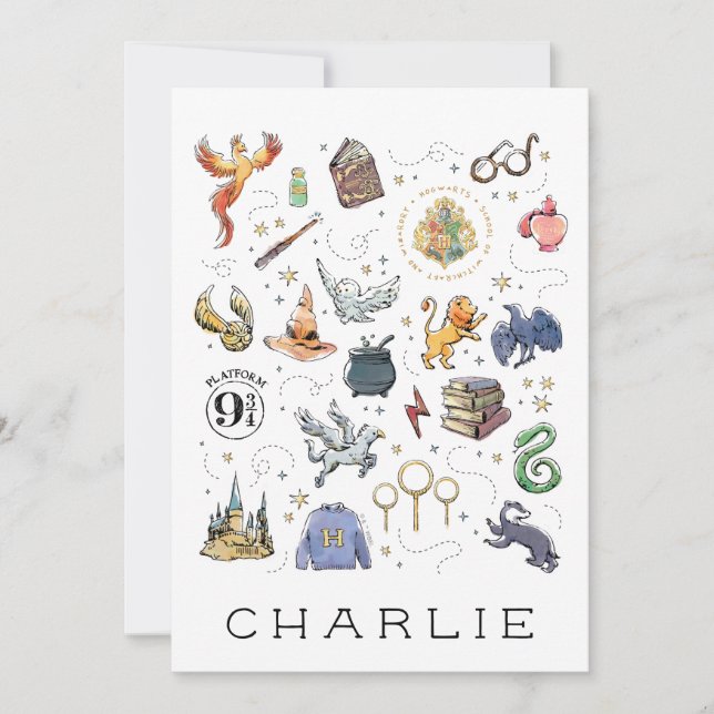 HARRY POTTER™ Icons Flat Card (Devant)