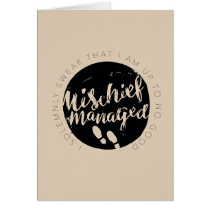 Harry Potter Marauder's Map Charms Typographie