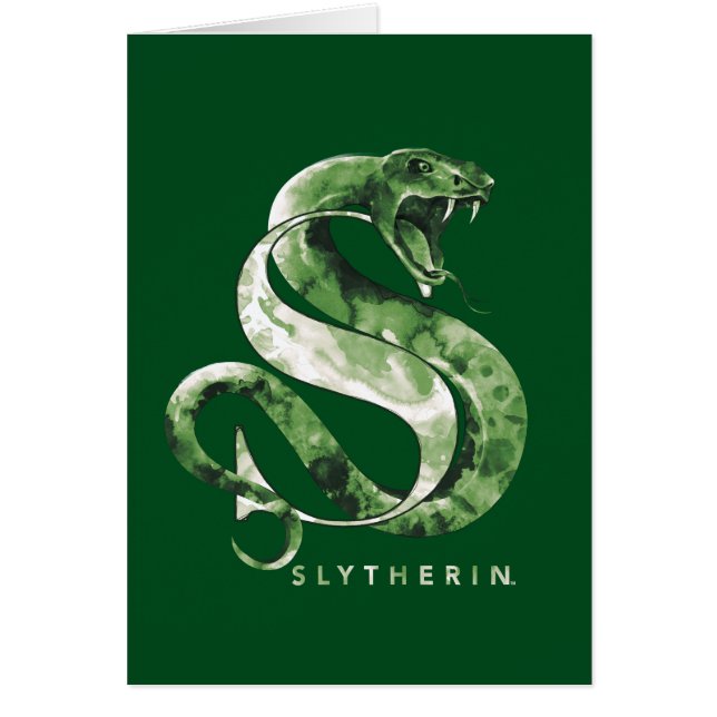 Harry Potter | SLYTHERIN™ Serpent Aquarelle (Devant)