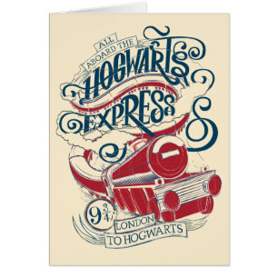Harry Potter Typographie Express Hogwarts