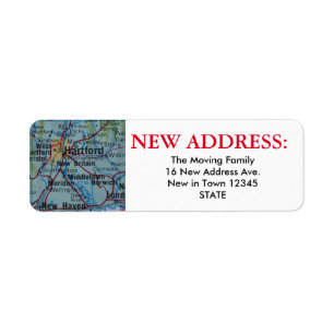 Hartford Nouveau Étiquette d'adresse
