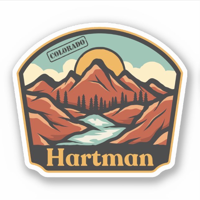 Hartman, Autocollant Colorado (Devant)