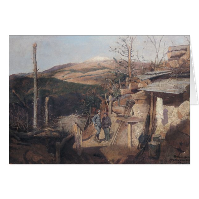 Hartmanswillerkopf, vue de Roche-Sermet, 1915 (Devant horizontal)