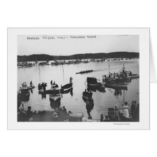 Harvard vs Yale Rowing Crew Race Photographie