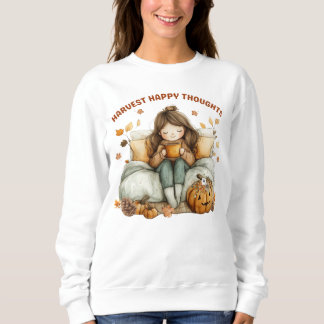 Harvest Happy Thoughts Inspirational Sweatshirt