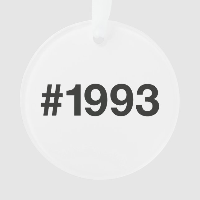 Hashtag 32 Anniversaire 1993 (devant)