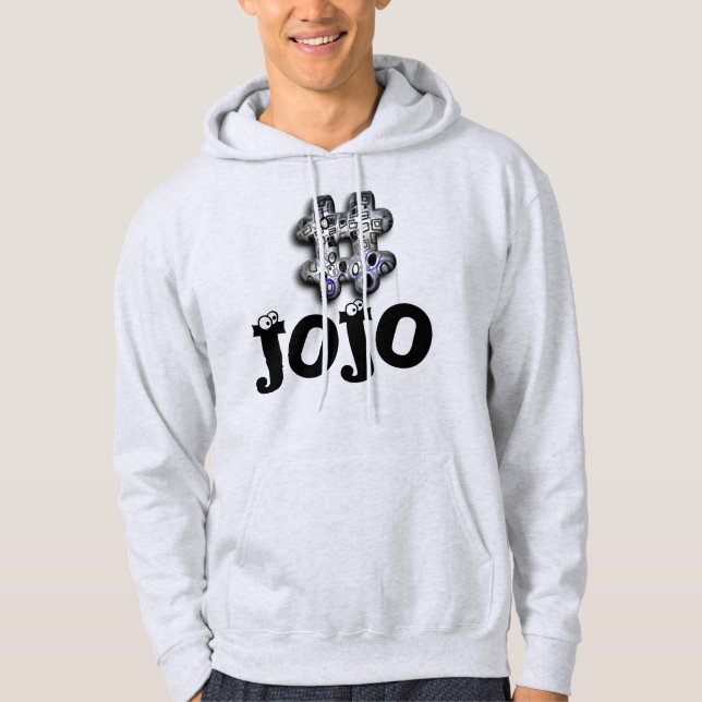 Hashtag bleu rétro JoJo T-Shirts (Devant)