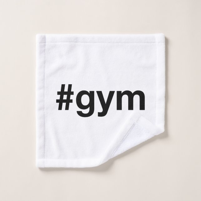 Hashtag GYM (Gant de toilette)