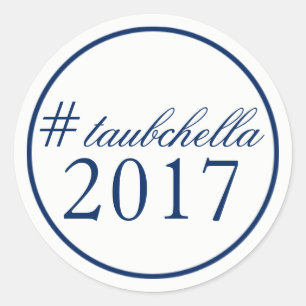 Hashtag mariage Favor & Welcome Bag Sticker - Mari