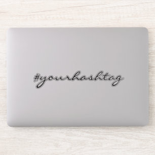 Hashtag   Stickers Mignet Script Social Media