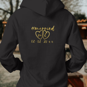 Hashtag Sweat - shirt à capuche de lune de miel po