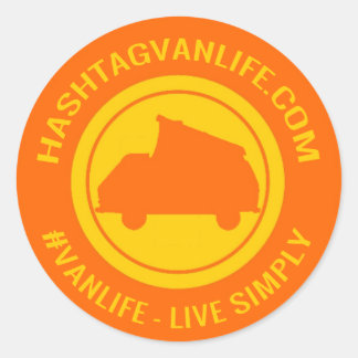 Hashtag Vanlife Sticker