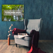 Hastle fabrique des déchets Une affiche inspirante