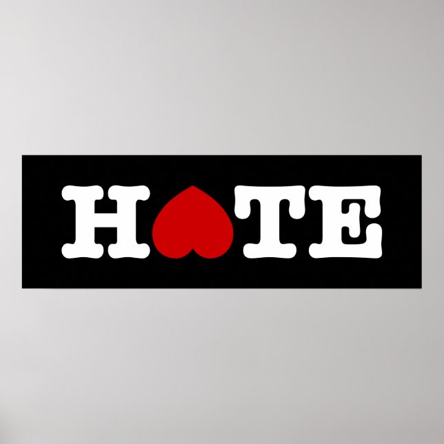 HATE POSTER (Devant)