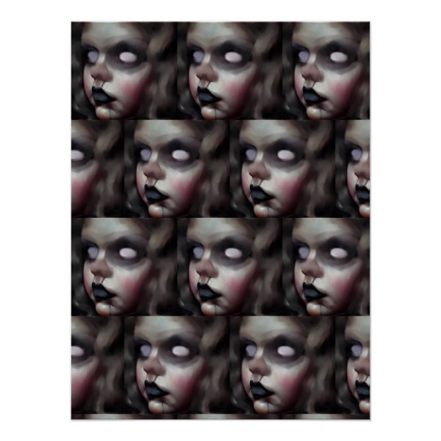 Hauning Matilda affiche d'art sombre art original (Devant)